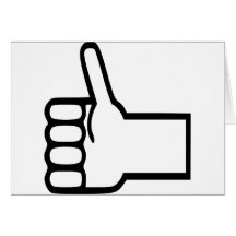 Thumbs up greeting cards
