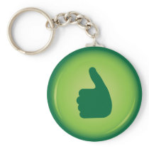 Thumbs up keychains