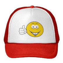 Thumbs Up Smiley Face Hat