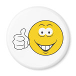 Thumbs Up Smiley Face Refrigerator Magnets