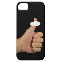 Thumbs Up with sticker iPhone 5 Cover