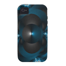 Thunder and Lightening Galaxies Case-Mate iPhone 4 Case