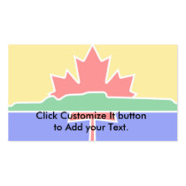 Thunder Bay flag Business Card Template
