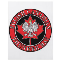 Thunder Bay Round Polish Canadian Leaf Flyer
