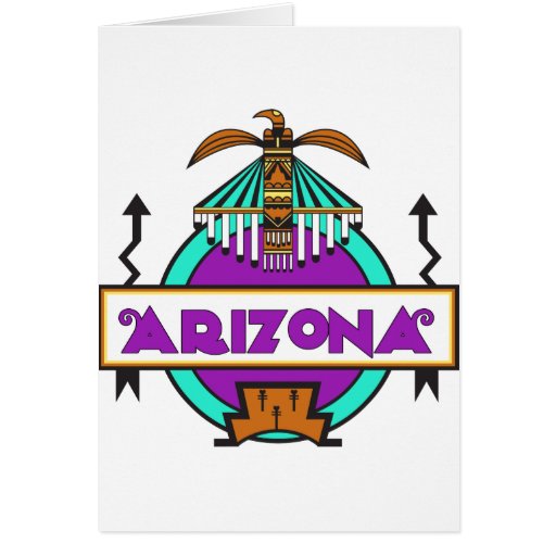 Thunderbird Shield Greeting Card