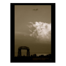 Thunderhead over Lake Superior Postcard