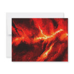 Thunders - Red Abstract Modern Art invitations
