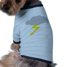 thunderstorm dog tshirt