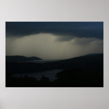 Thunderstorm over Quabbin Reservoir Print