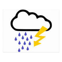 Thunderstorm - Weather Post Card