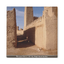Thunyan Palace, old city, Najd, Saudi Arabia Fridge Magnet