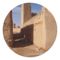 Thunyan Palace, old city, Najd, Saudi Arabia Stickers