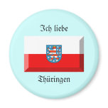 Thuringen Flag Gem magnets