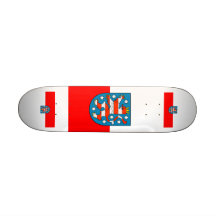 Thüringen Landesflagge Individuelle Skateboarddecks