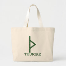 Thurisaz Tote Bags