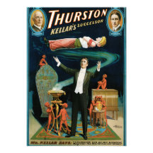 Thurston, Kellers Successor vintage Magician Custom Announcements