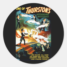 Thurston's Astounding Mystery! Round Stickers