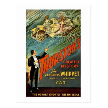 Thurston's Greatest Mystery Vintage Ad Postcards