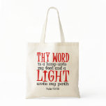 Thy Word is a Lamp Canvas Bags