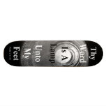 Thy Word Is A Lamp Unto My Feet skateboards