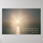 Thy word is a lamp unto my feet  (variation 3) posters