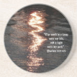 "Thy word is a lamp unto my life"-Scripture coasters