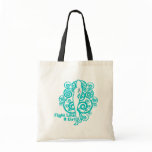 Thyroid Cancer Abstract Fight Like a Girl bags