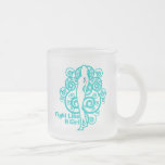 Thyroid Cancer Abstract Fight Like a Girl mugs