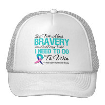 Thyroid Cancer Battle Trucker Hat