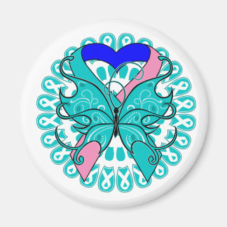 thyroid cancer butterfly gifts t shirts art thyroid cancer christmas ornaments