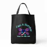 Thyroid Cancer Butterfly I Am A Survivor Bag