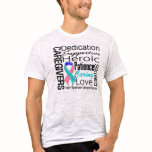 Thyroid Cancer Caregivers Collage t-shirts