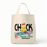 Thyroid Cancer Chick Gone Teal, Purple, And Pink 2 bags