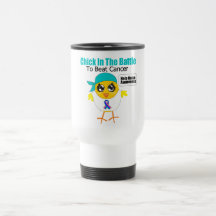 Thyroid Cancer Chick In The Battle to Beat Cancer Mugs