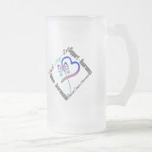 Thyroid Cancer Faith Hope Love Butterfly Coffee Mugs