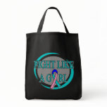 Thyroid Cancer Fight Like A Girl Circular bags