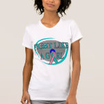 Thyroid Cancer Fight Like A Girl Circular t-shirts