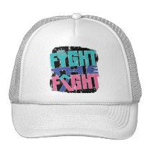 Thyroid Cancer Fight The Fight Mesh Hat
