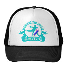 Thyroid Cancer - Freedom From Cancer Survivor Mesh Hats