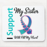 Thyroid Cancer I Support My Sister mousepads
