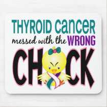 Thyroid Cancer Messed With The Wrong Chick mousepads