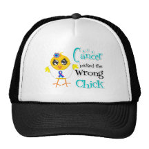 Thyroid Cancer Picked The Wrong Chick Trucker Hat