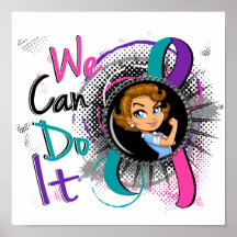 Thyroid Cancer Rosie Cartoon WCDI.png Poster