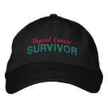 Thyroid Cancer Survivor embroidered hats