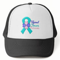 Thyroid Cancer Survivor Flower Ribbon