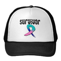 Thyroid Cancer SURVIVOR Trucker Hats