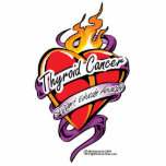 Thyroid Cancer Tattoo Heart photo sculptures
