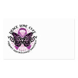 Thyroid Cancer Tribal Butterfly business cards