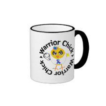 Thyroid Cancer Warrior Chick Coffee Mug