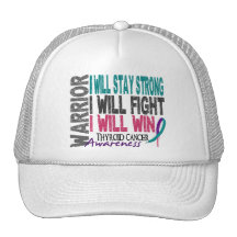 Thyroid Cancer Warrior Mesh Hat